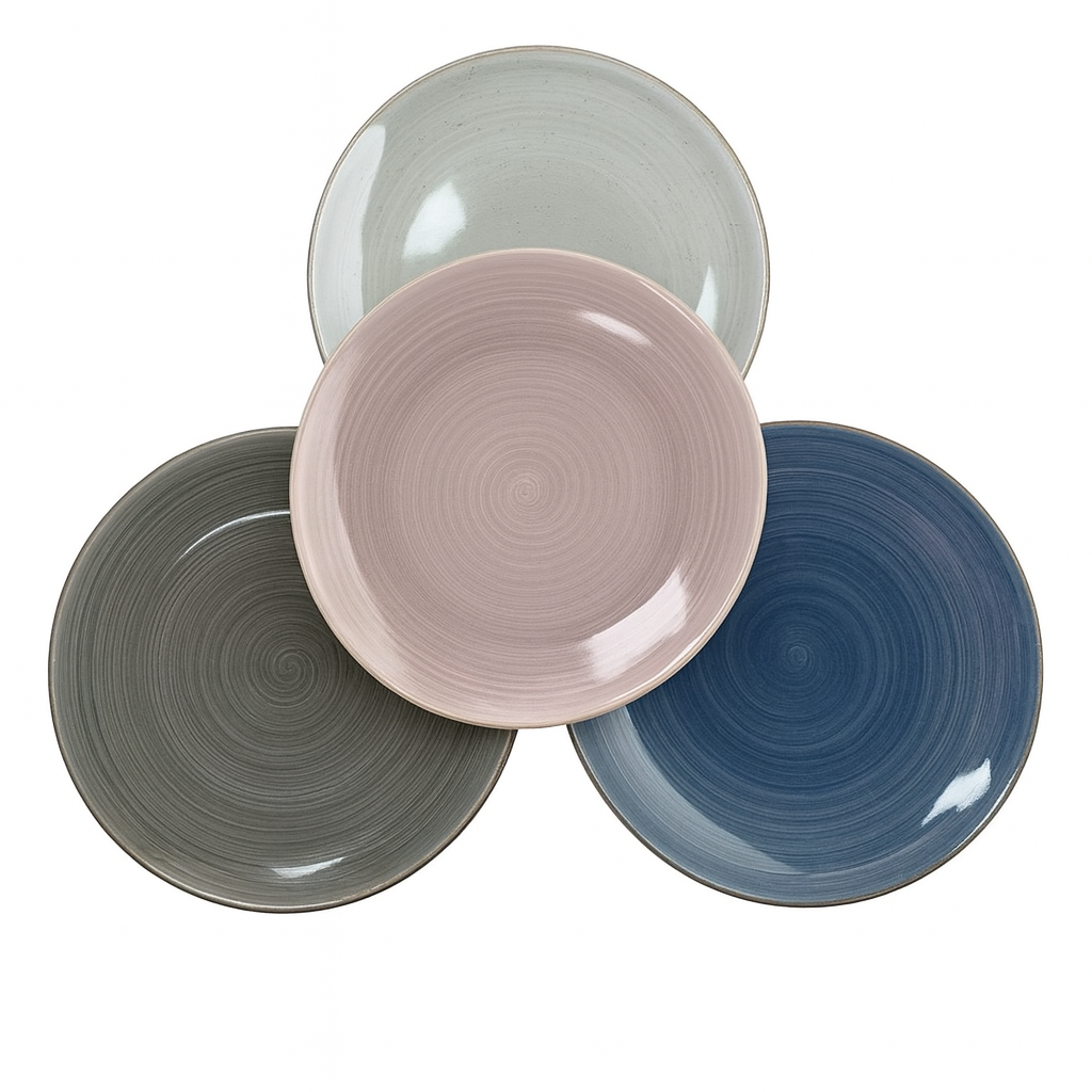 10.5" Plato con esmalte