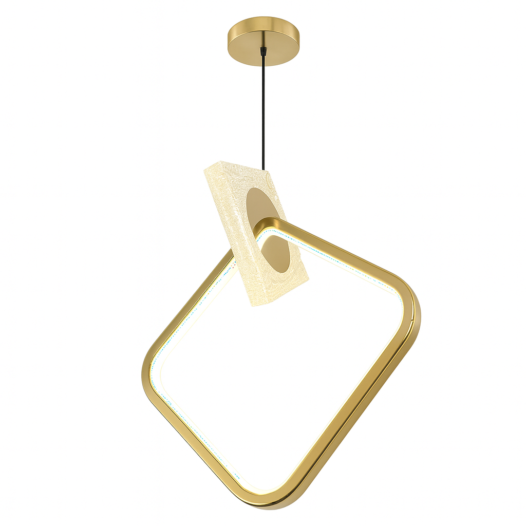 Lámpara LED de Techo Colgante – Color Plateado