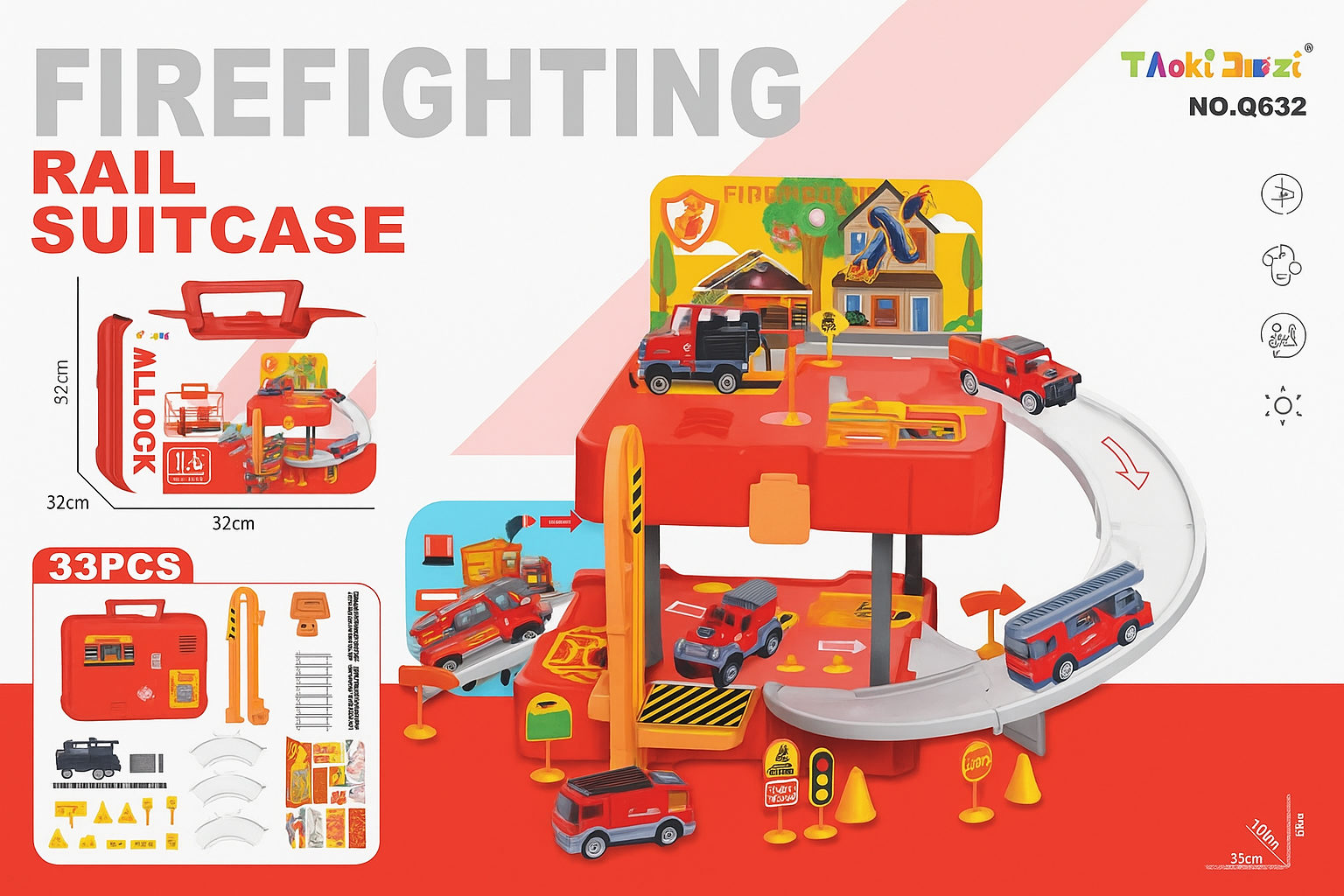 Juguete de vehículo con pista para niños, juego de plástico educativo y divertido