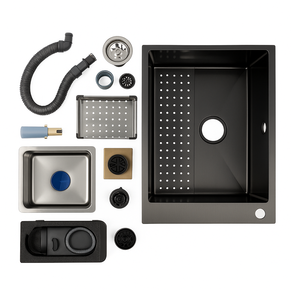 LAVATRASTOS MULTIFUNCIONAL 2 – Set Premium 75 cm | Moderno y Extra Resis­tente