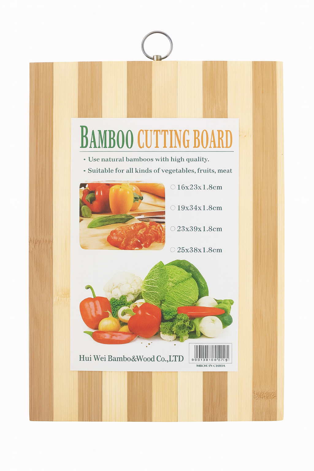 Tabla para picar de bambu 20*30*1.4