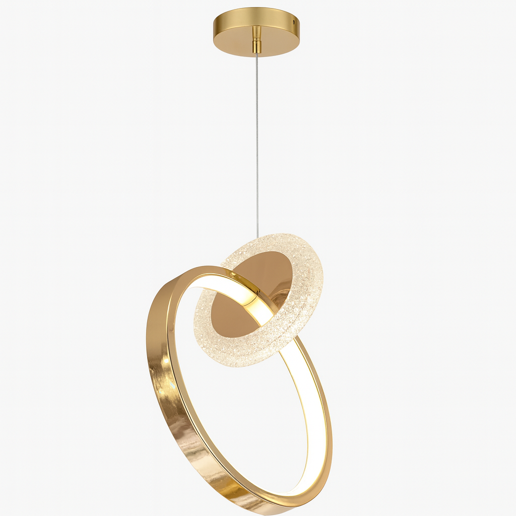 Lámpara LED Colgante Minimalista – Color Plateado