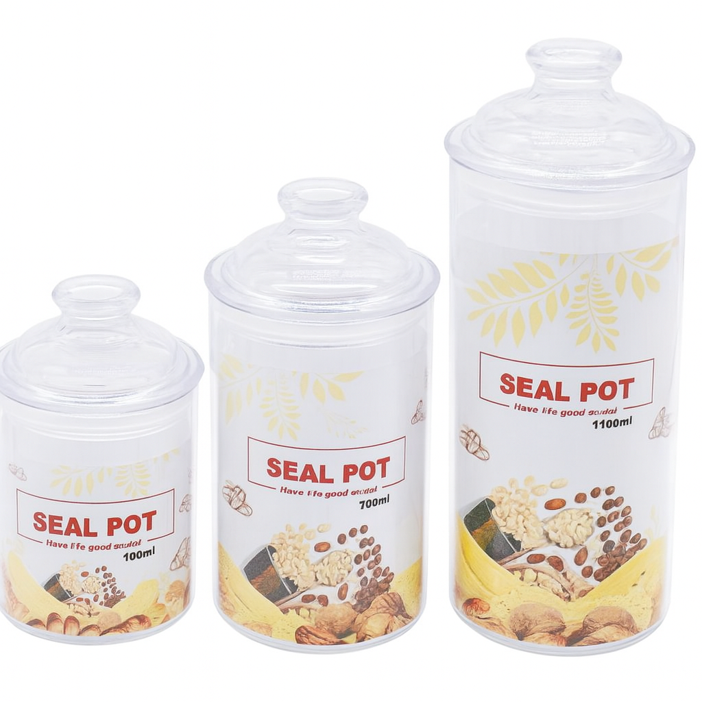 Tarro plástico para condimentos con tapa hermética | 400 ml