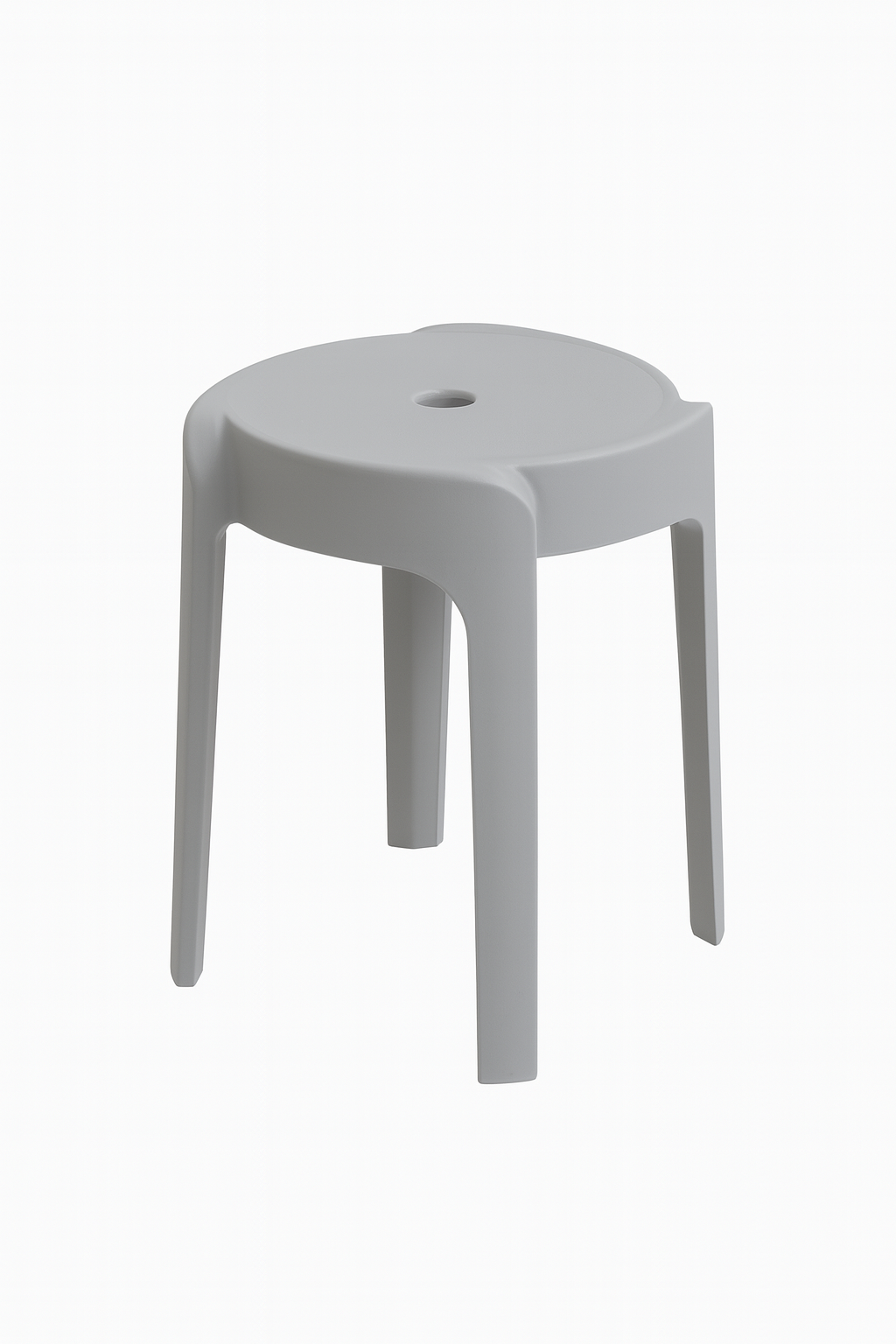 Silla Plástica  – Práctica, Resistente y Moderna en Color Gris | Ideal para Hogar, Negocio o Exterior