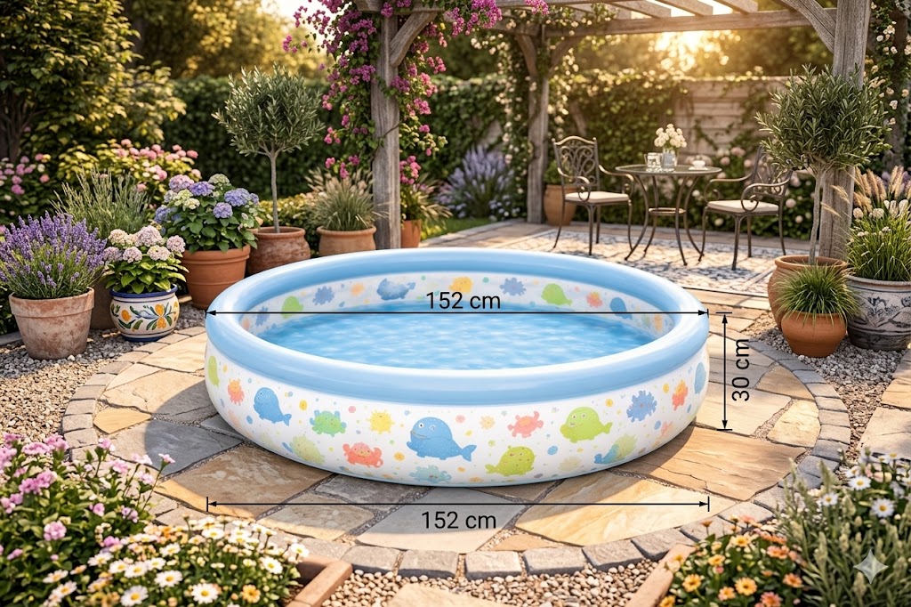 Oasis Infantil de Verano: Espacio de Juego y Frescura