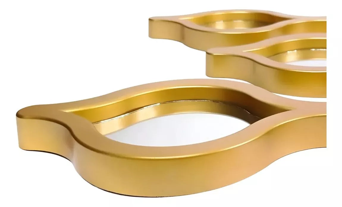 Set de Espejos Decorativos Gota DO – Color Champán | Juego de 3