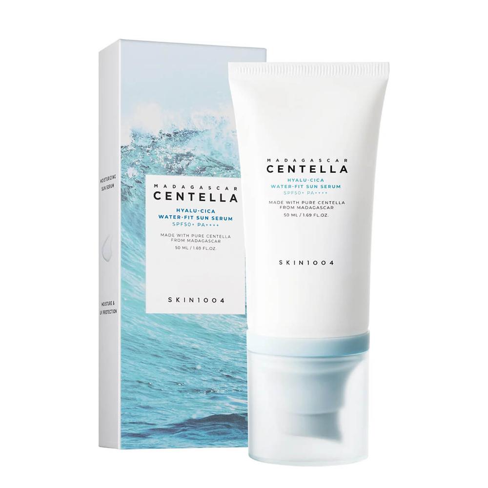 [  SKIN1004  ] Madagascar Centella Hyalu-Cica Water-Fit Sun Serum SPF50+ PA++++ – 50 ml 💙