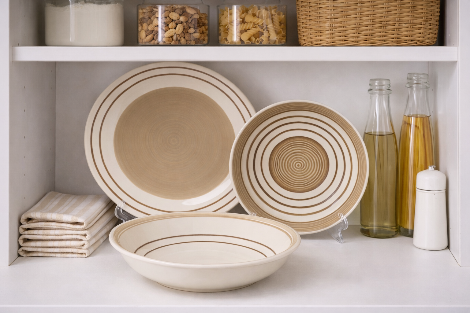 Set de plato y cuenco de ceramica variedad