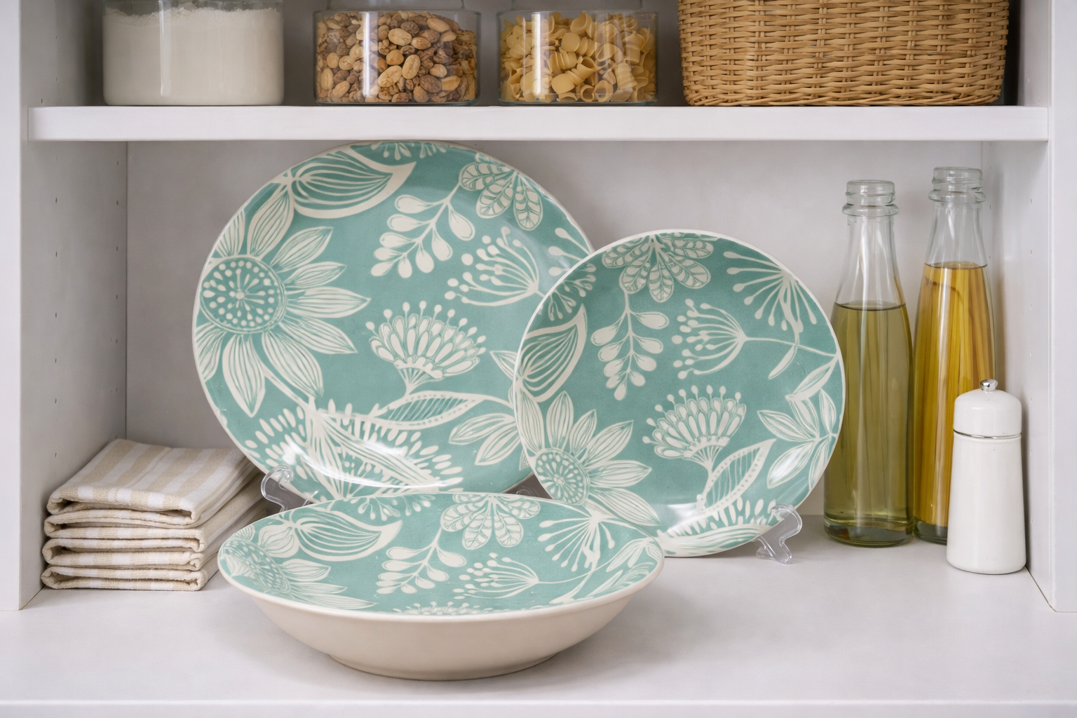 Set de plato y cuenco de ceramica variedad