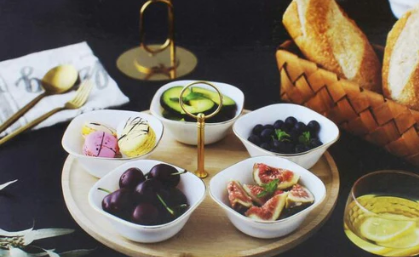 Set de bowl de vidrio de 6 piezas