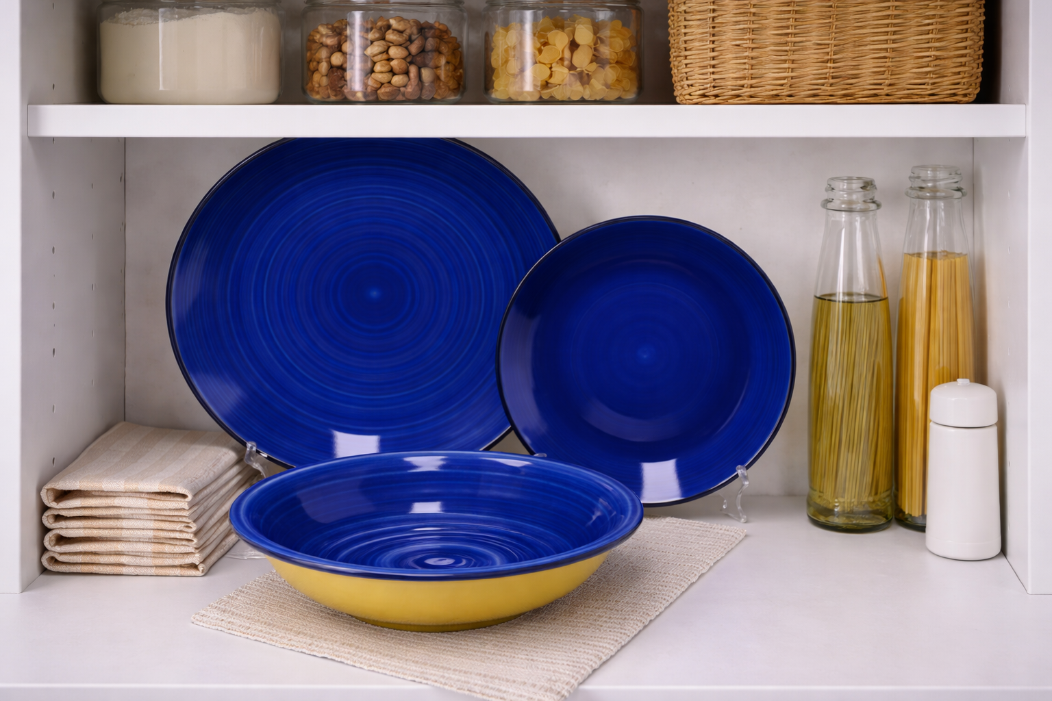 Set de plato y cuenco de ceramica variedad