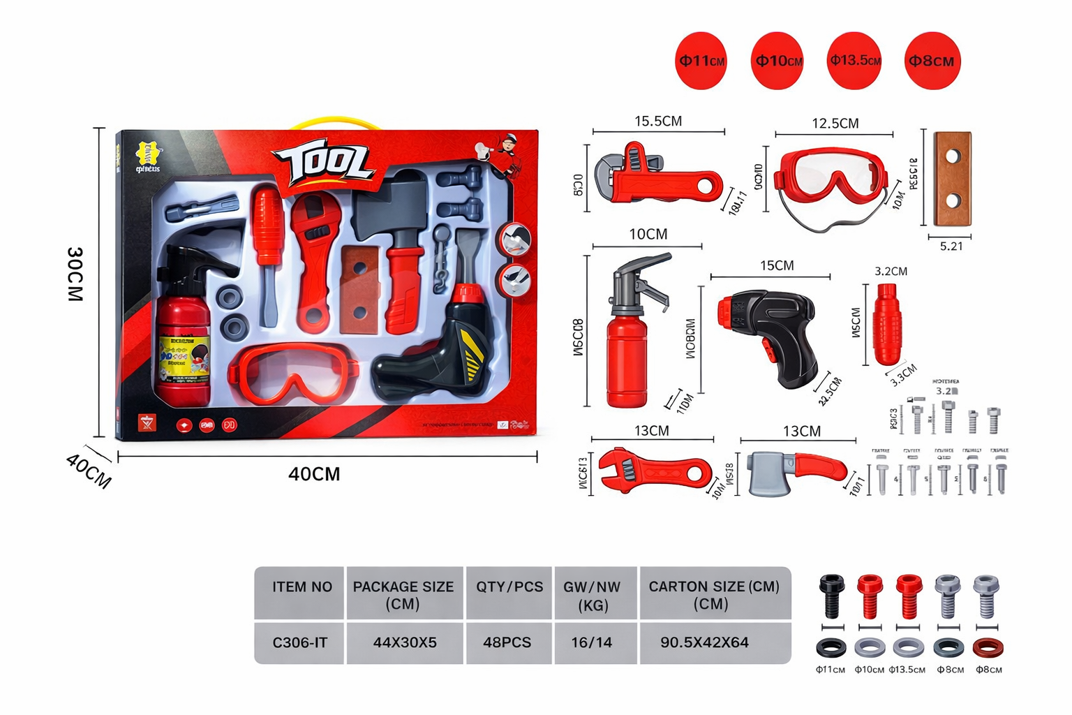 Set de Herramientas Bombero