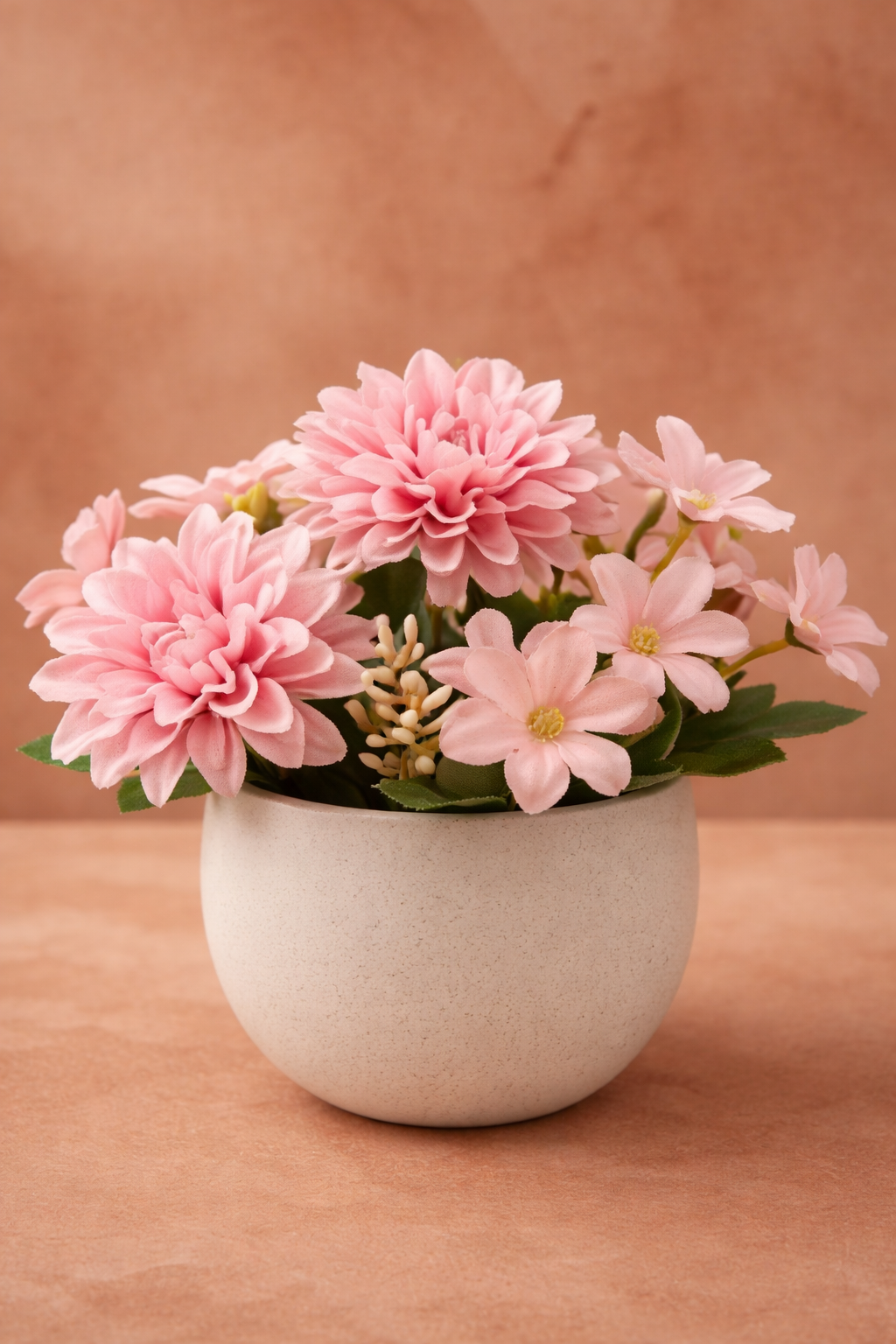 Maceta Decorativa con Flores Artificiales