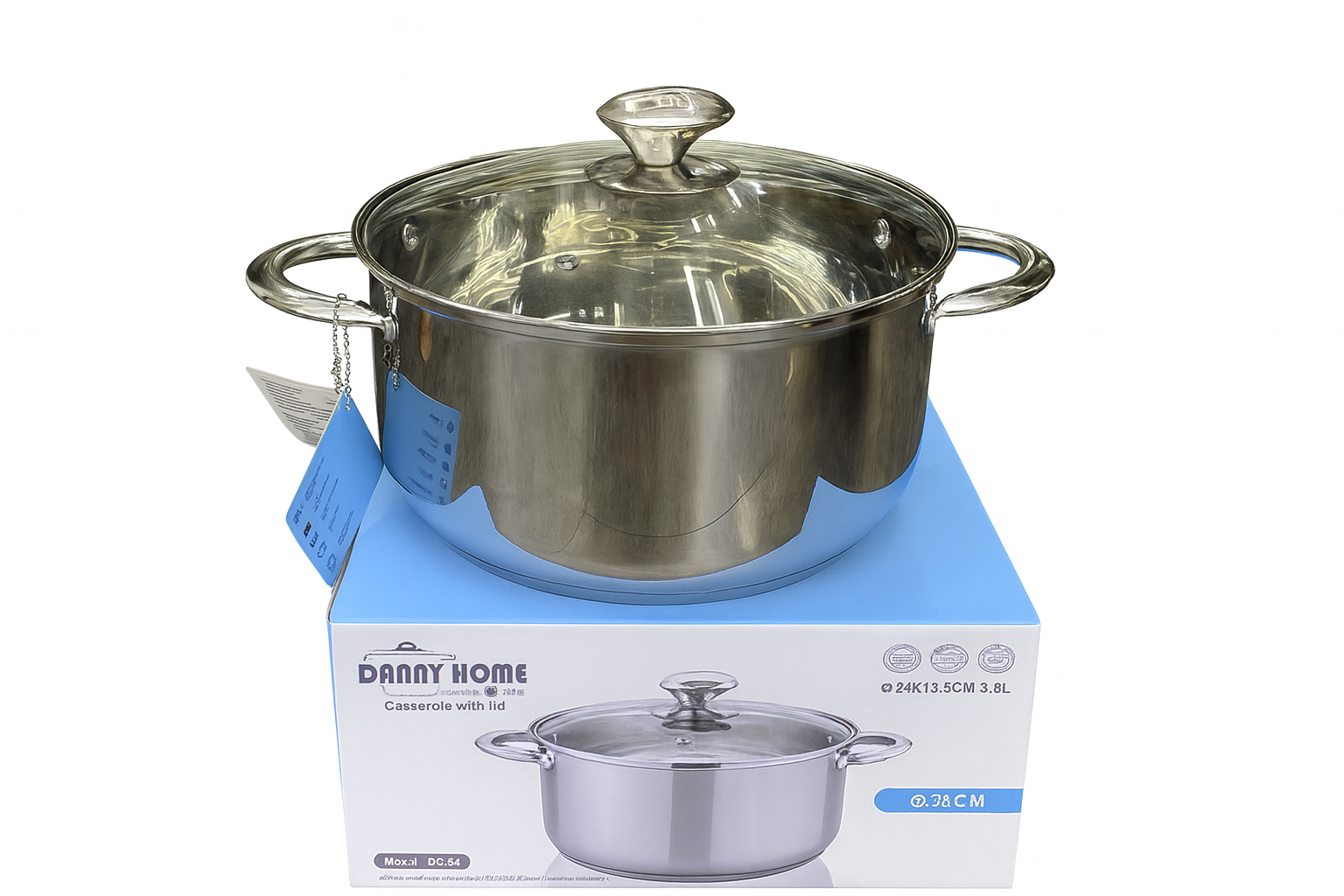 Cacerola  de Acero Inoxidable – Ø24 cm