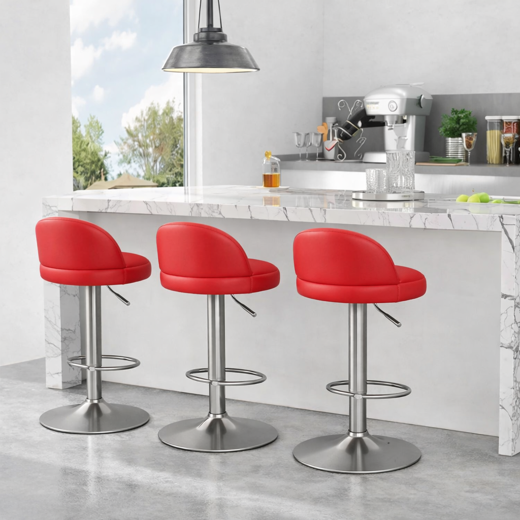 Silla de Bar  –  Compacta y Moderna | Dale Luz y Estilo a tu Barra o Cocina