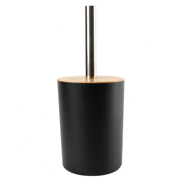 Cepillo para Inodoro con Acabado Premium y Tapa de Bambú – Elegancia Natural en tu Baño