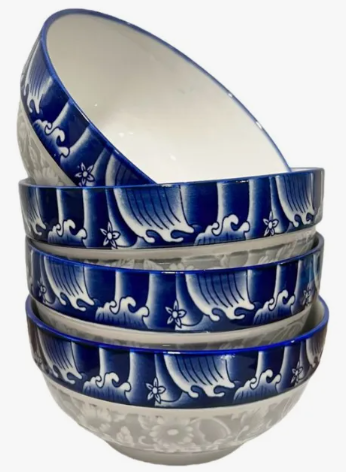 6" Tazon con estampado