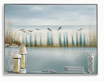 Cuadro Decorativo Panorámico de Naturaleza &amp; Arte Contemporáneo – Estilo Moderno 