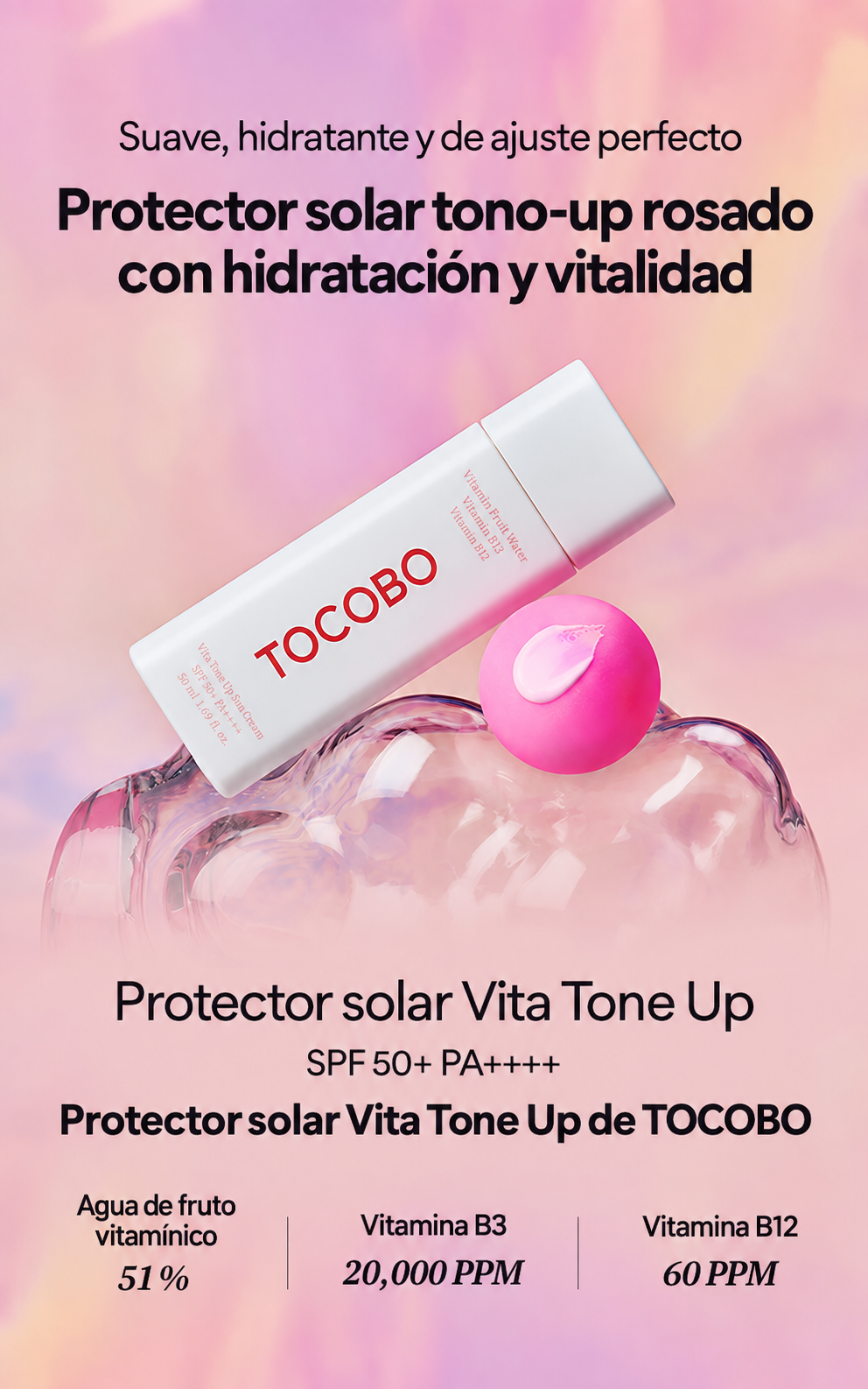 Vita Tone Up Sun Cream SPF50+ PA++++