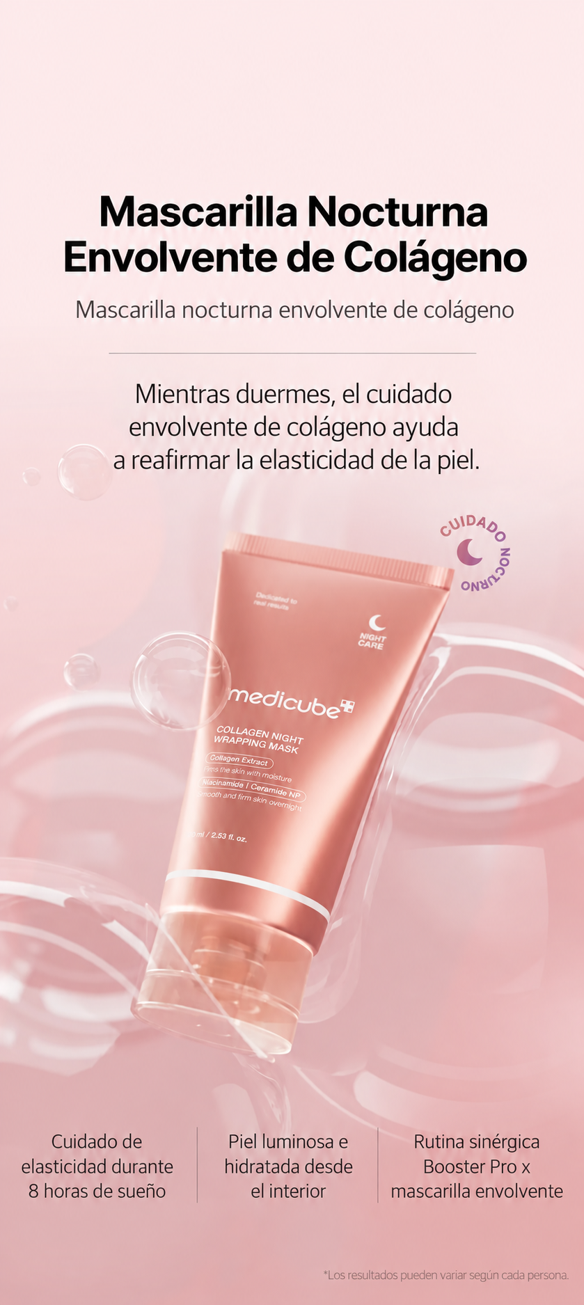 [MEDICUBE] COLLAGEN NIGHT WRAPPING MASK 75ML