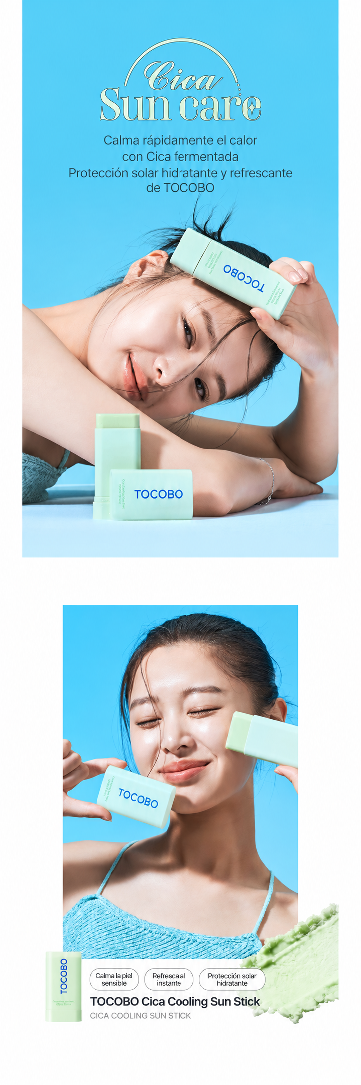 [ TOCOBO ] Cica Cooling Sun Stick SPF50+ PA++++ – 18 g
