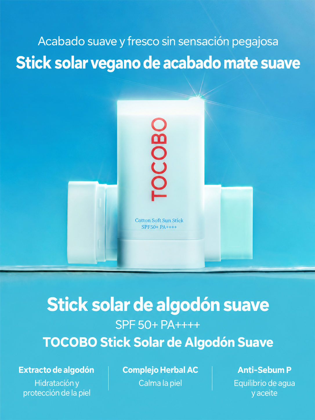 [ TOCOBO ] Cotton Soft Sun Stick SPF50+ PA++++