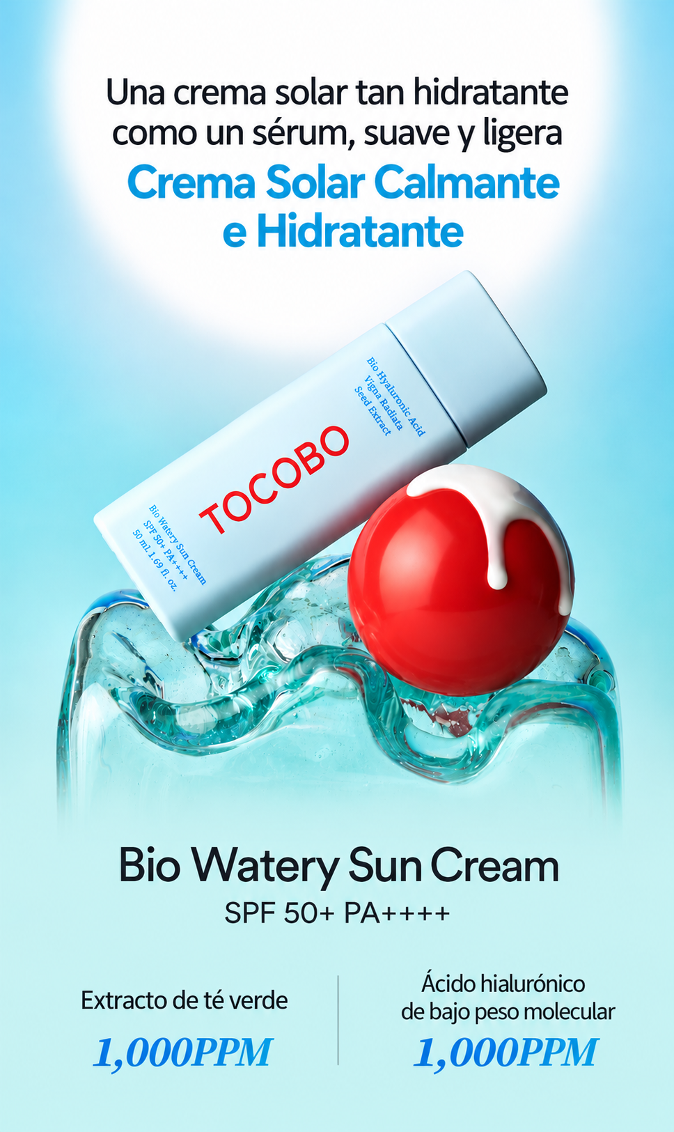 [ TOCOBO ] Bio Watery Sun Cream SPF50+ PA++++