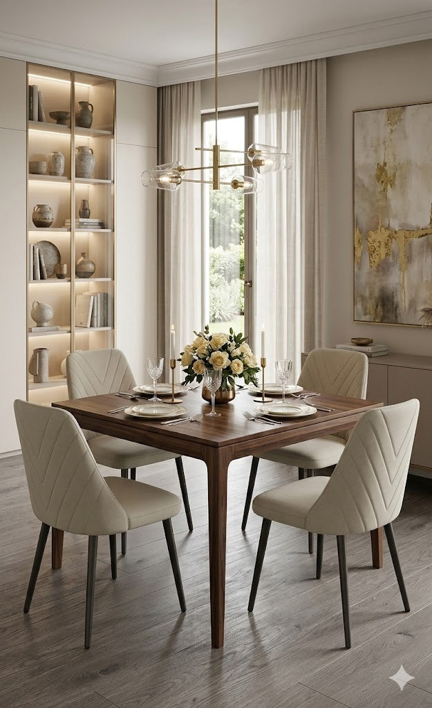 Silla  – Cuero Sintético + Metal | Moderna, Elegante y Súper Resistente