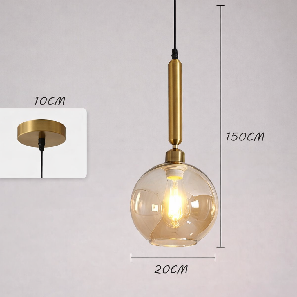 Lámpara de Techo “Una Copa” – 1 Luz