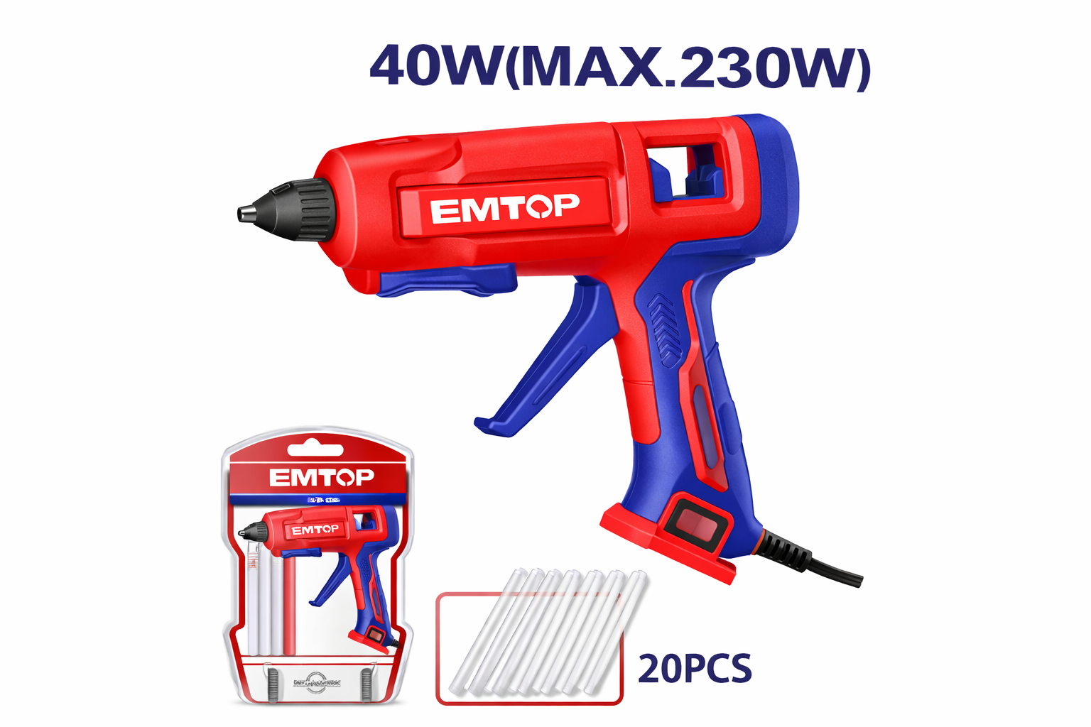 Pistola de Silicona Caliente (Glue Gun) – Precisión y Adherencia Instantánea