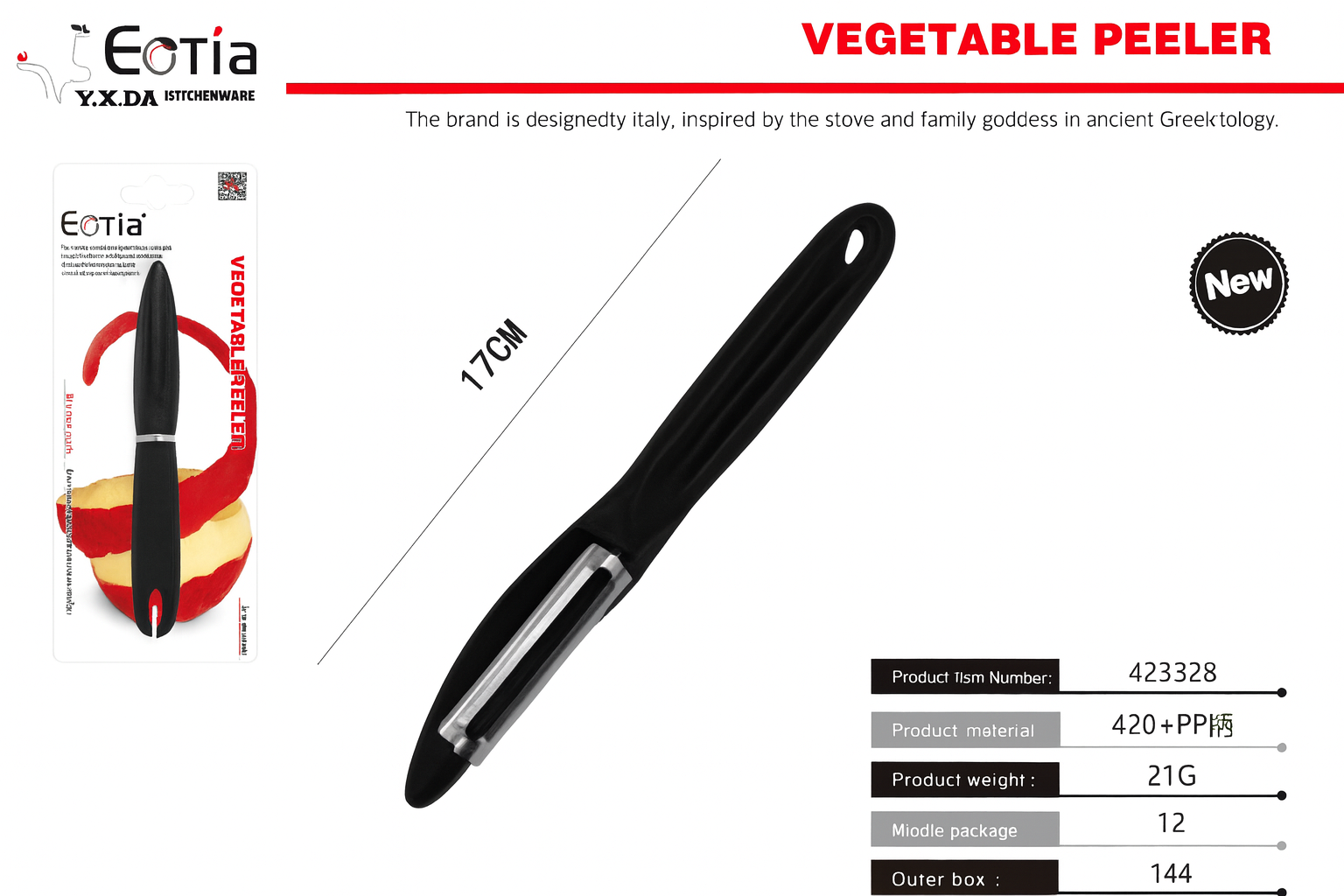 Pelador de Frutas Manual – Preciso, Cómodo y Fácil de Usar