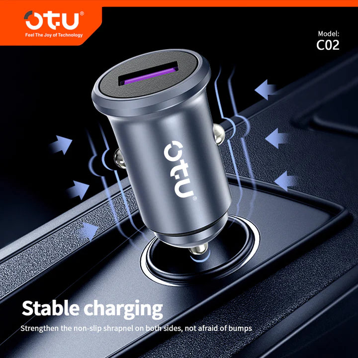 Cargador para Auto Negro con Doble USB – Carga Eficiente en el Camino
