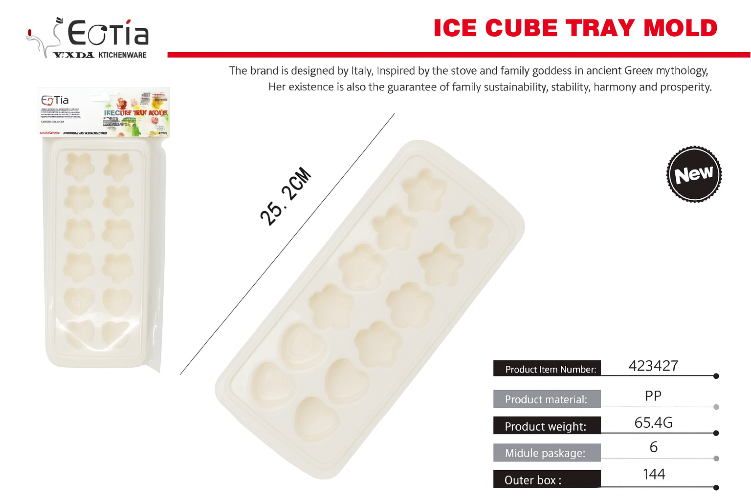 Molde de PVC para Hielo – Práctico, Flexible y Reutilizable