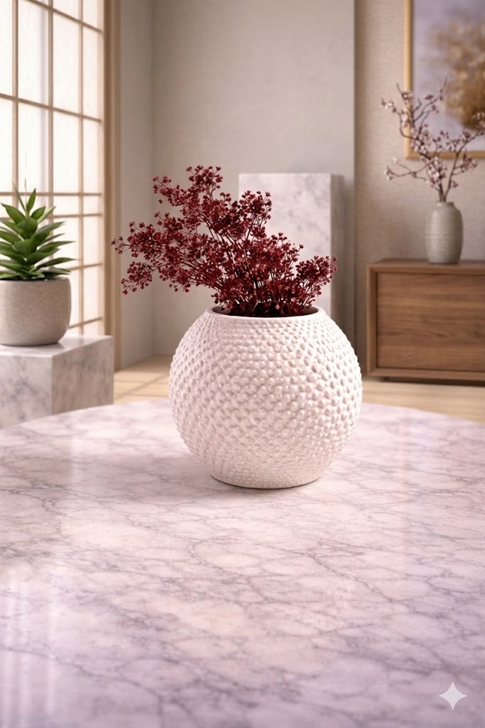 Florero de Cerámica – Diseño Moderno con Presencia