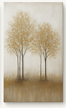 Cuadro Decorativo Panorámico de Naturaleza Minimalista – Estilo Moderno
