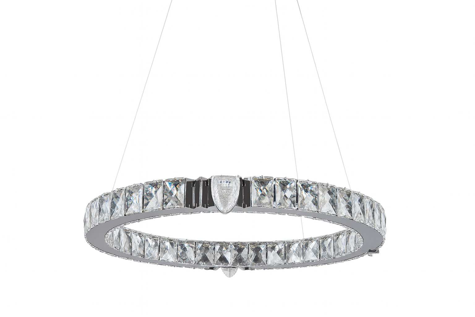 Lámpara Colgante de Cristal LED Ø500mm – 30W con Control Remoto