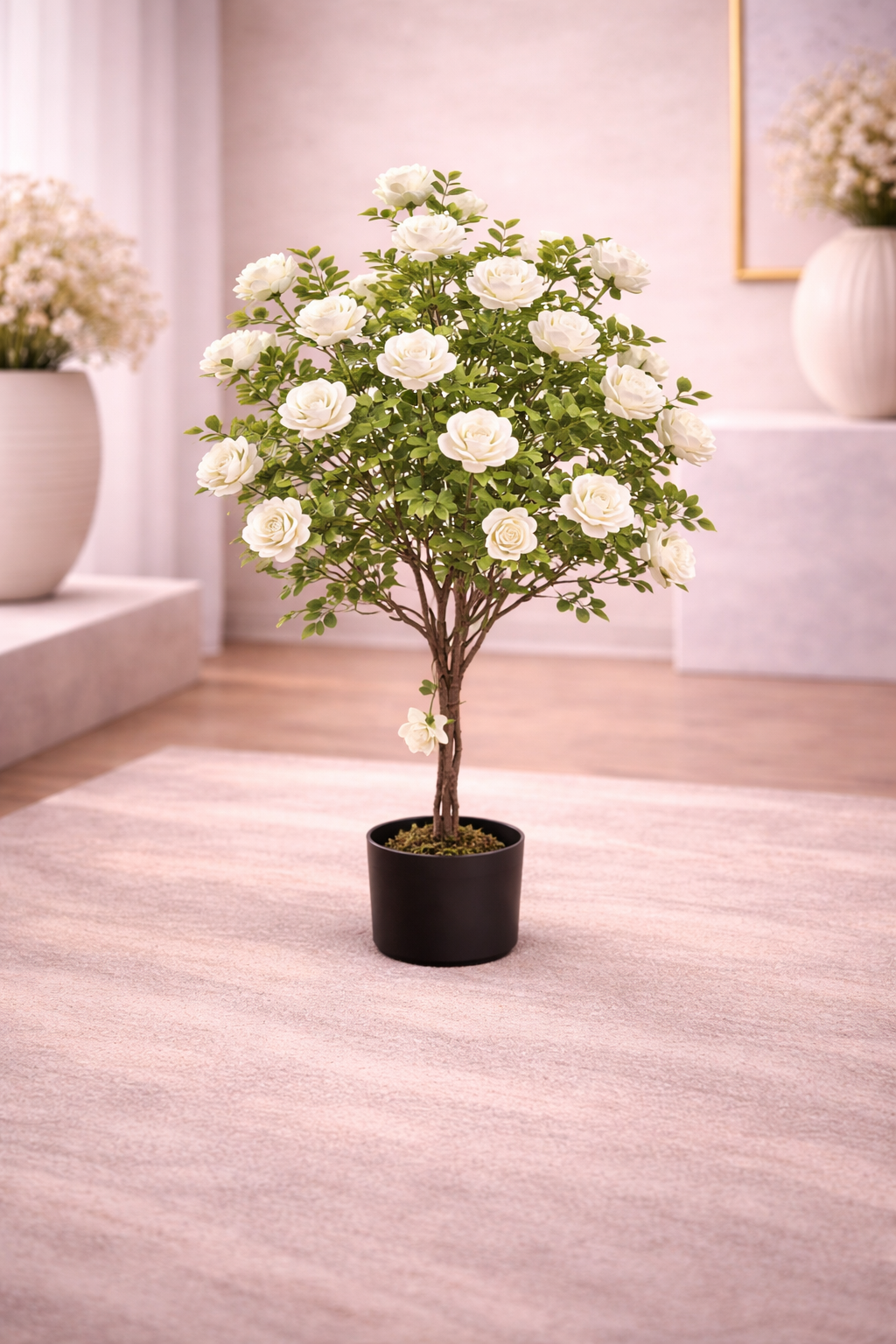 Planta Decorativa Alta – Estilo Natural Realista
