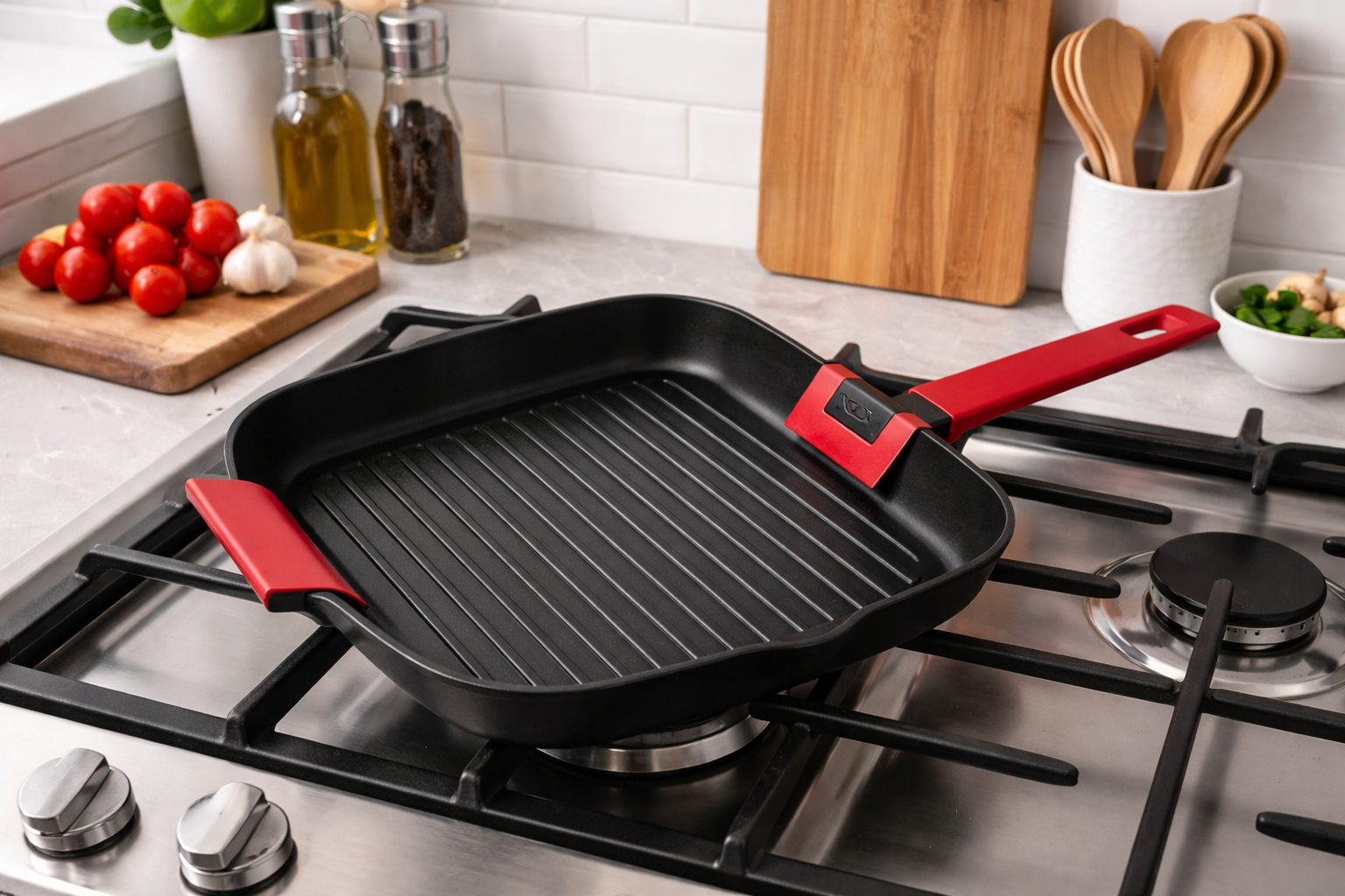 Parrilla Sartén KA-DH391 de Aluminio – 26x26x4.7 cm