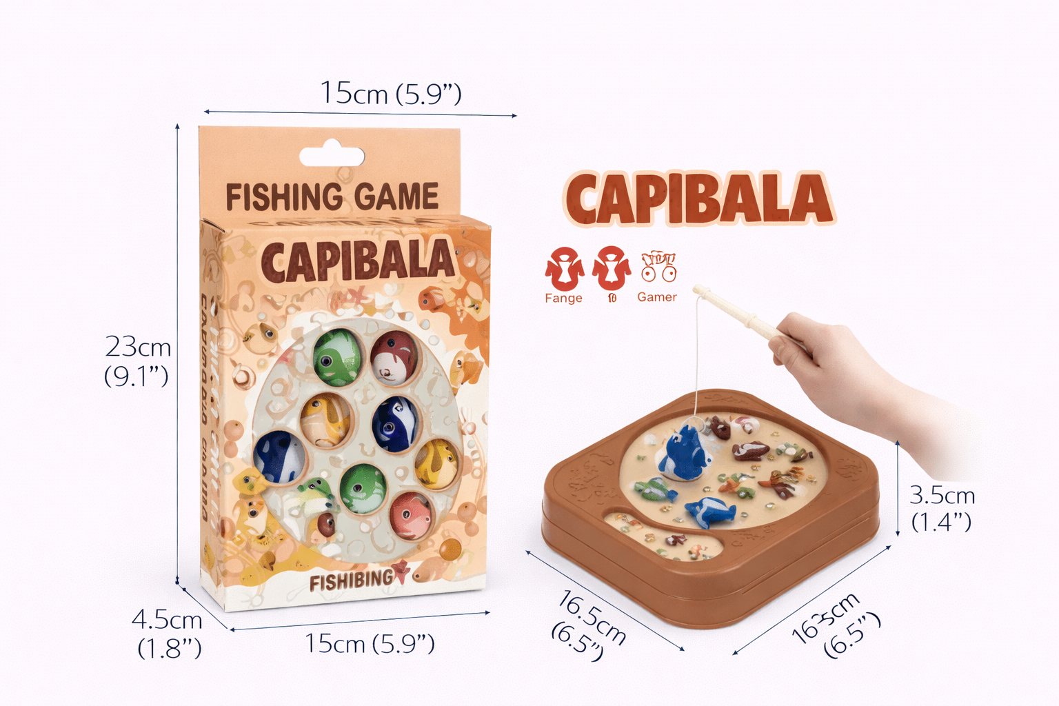 Juego pesca Capibara