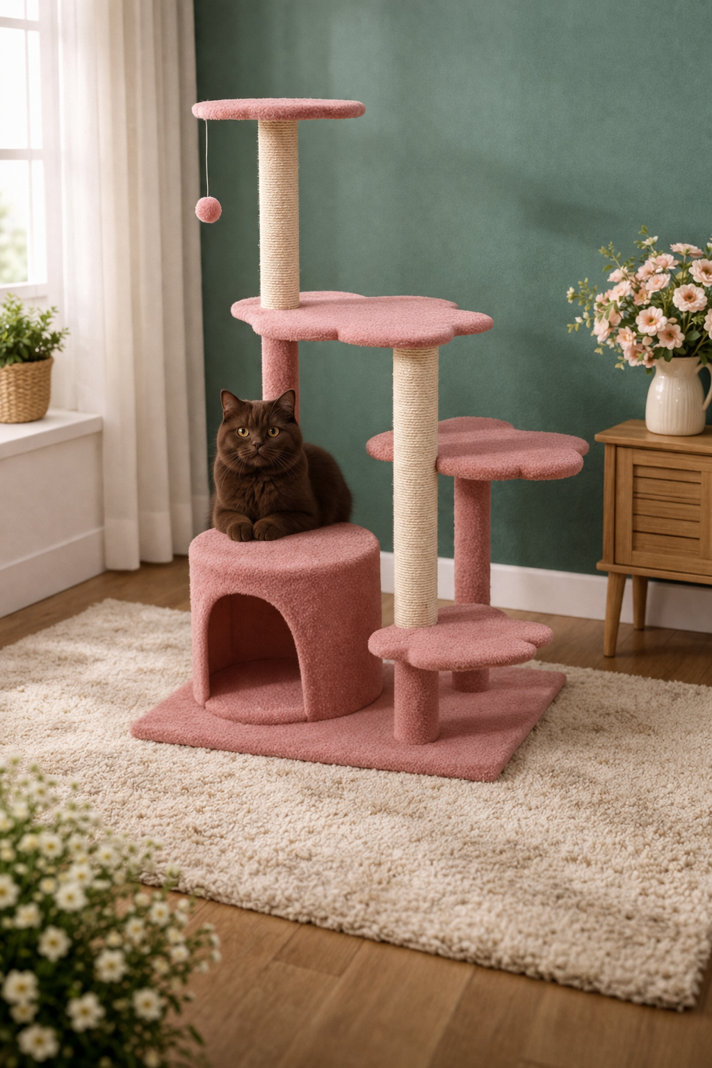 TORRE RASCADORA “CAT FUN HOUSE”