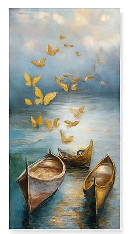 Cuadro Decorativo Artístico de Inspiración Natural & Náutica – Estilo Moderno
