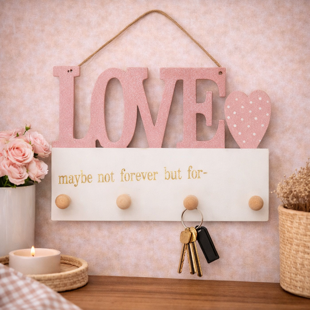 Rótulo colgante de madera decorativo