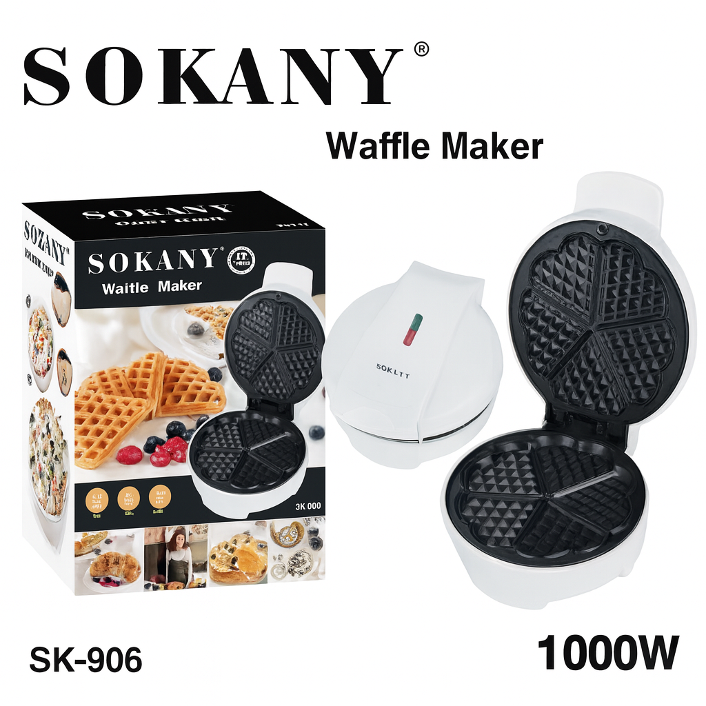 Máquina para Waffles 110V – Deliciosos Waffles en Minutos