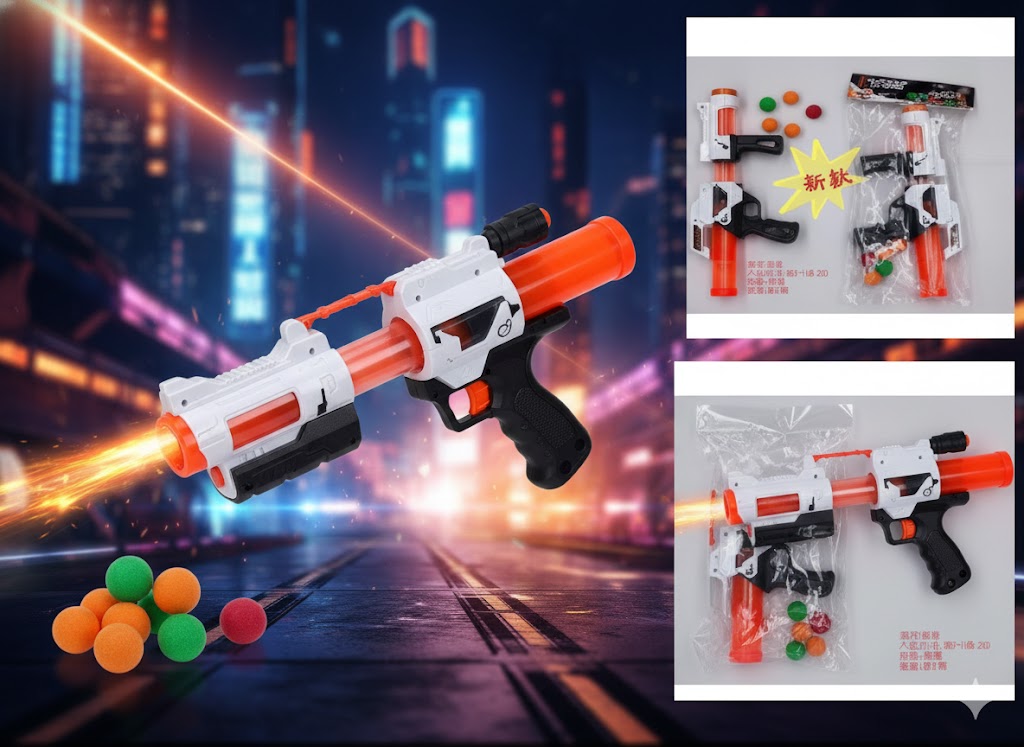 juguete plástico de pistola