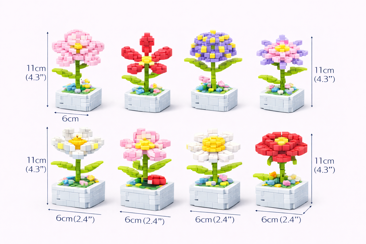 Bloques de flores 103C