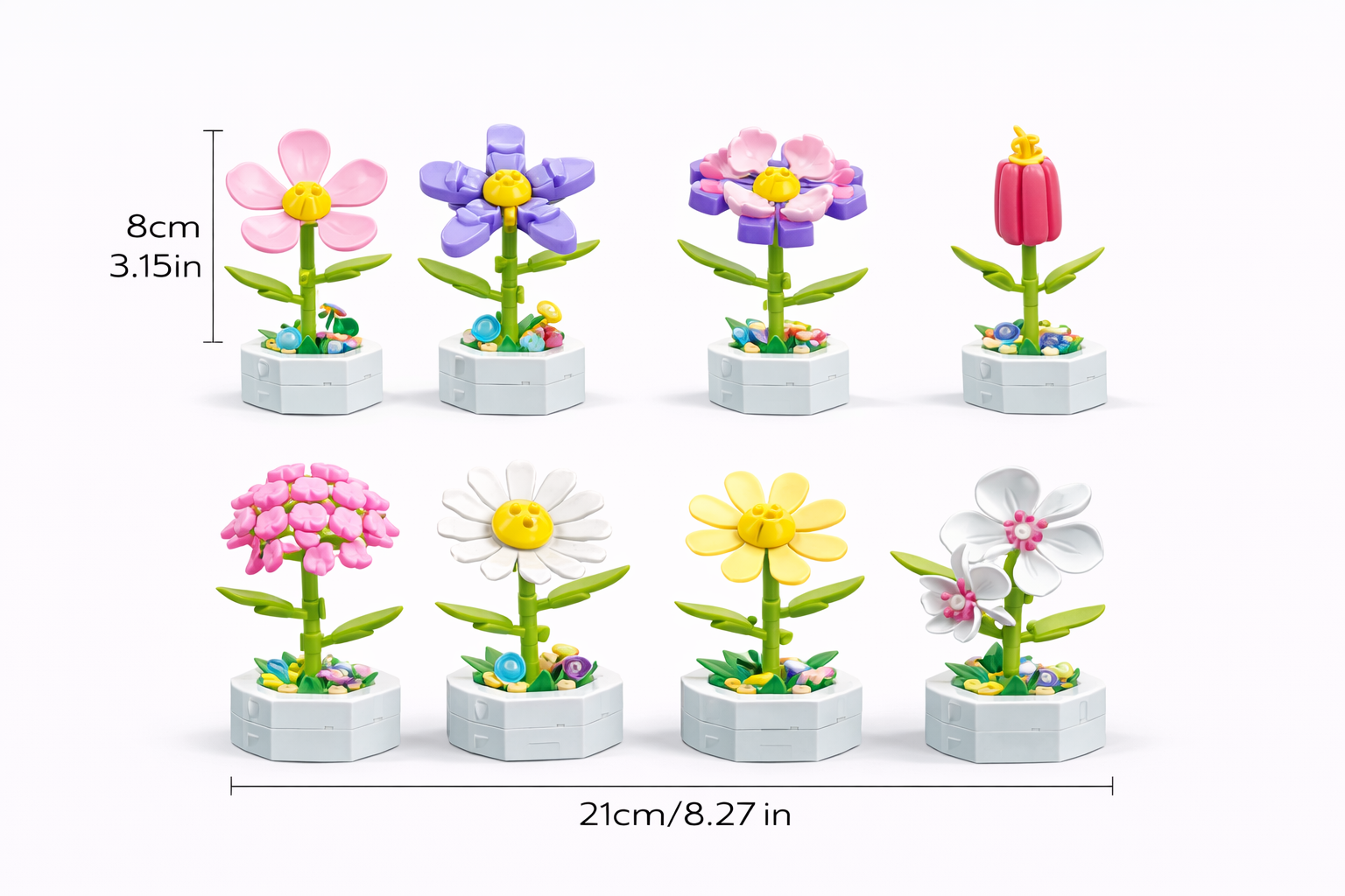 Bloques florales 103D