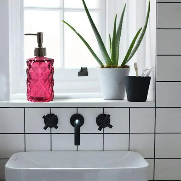 Dispensador de jabon liquido de vidrio