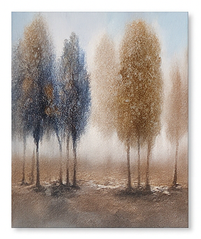 Óleo con marco interno 80×160 cm, pieza artística para decoración de interiores