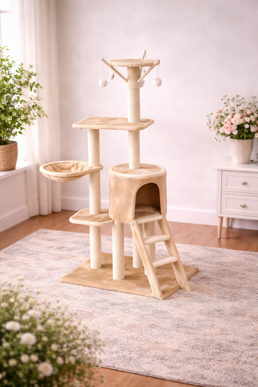 TORRE RASCADORA “CAT PLAY PALACE”