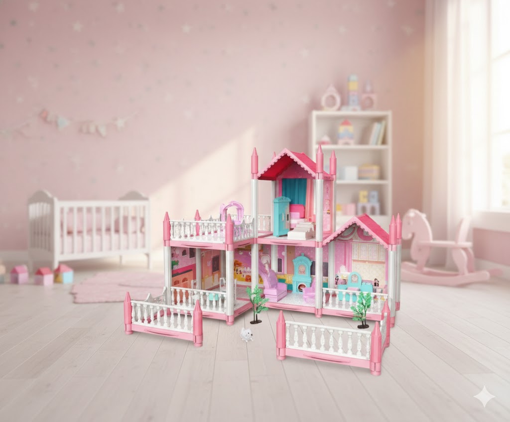 Casa de Muñecas de Plástico